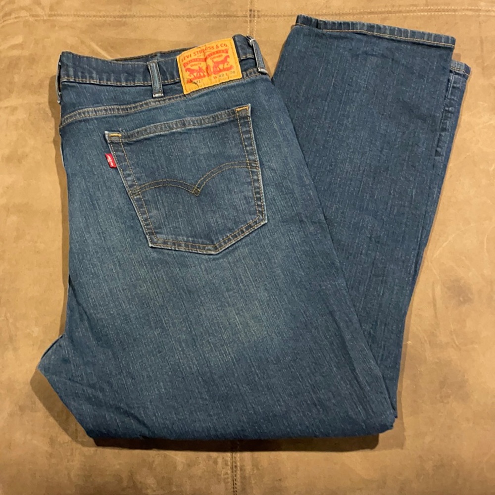 Mens Levi’s 541 Jeans Straight Stretch 42 42x28